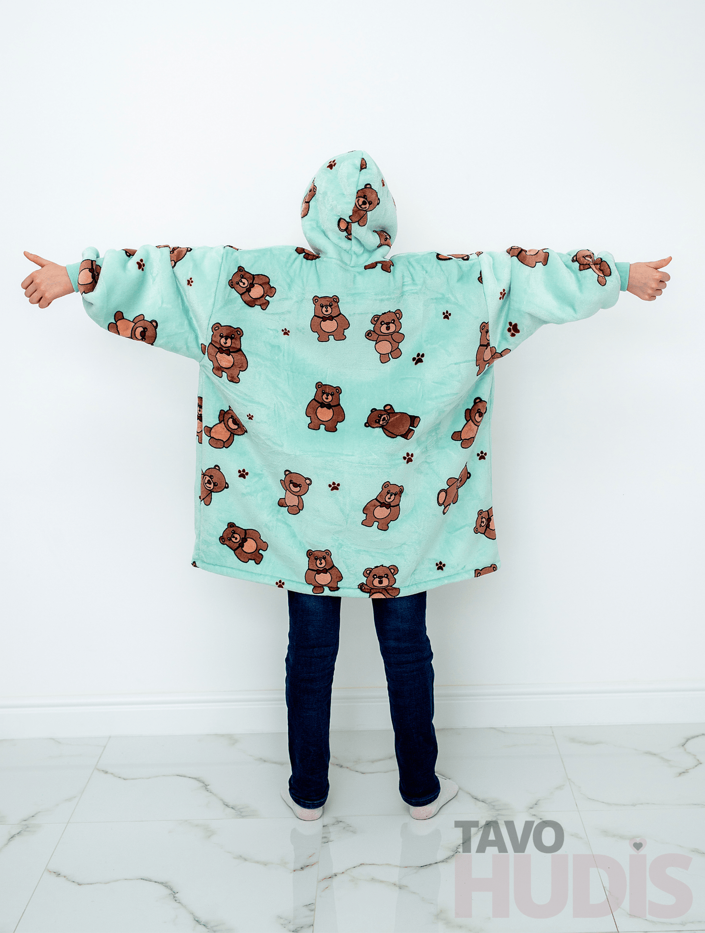 Rotaļu lācīšu hudijs bērniem