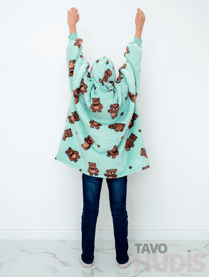 Rotaļu lācīšu hudijs bērniem