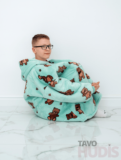 Rotaļu lācīšu hudijs bērniem